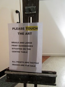 Please touch poster