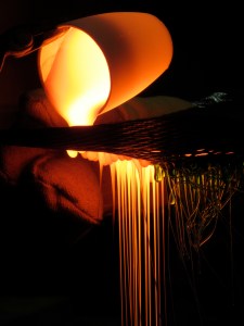 Glass making demonstration