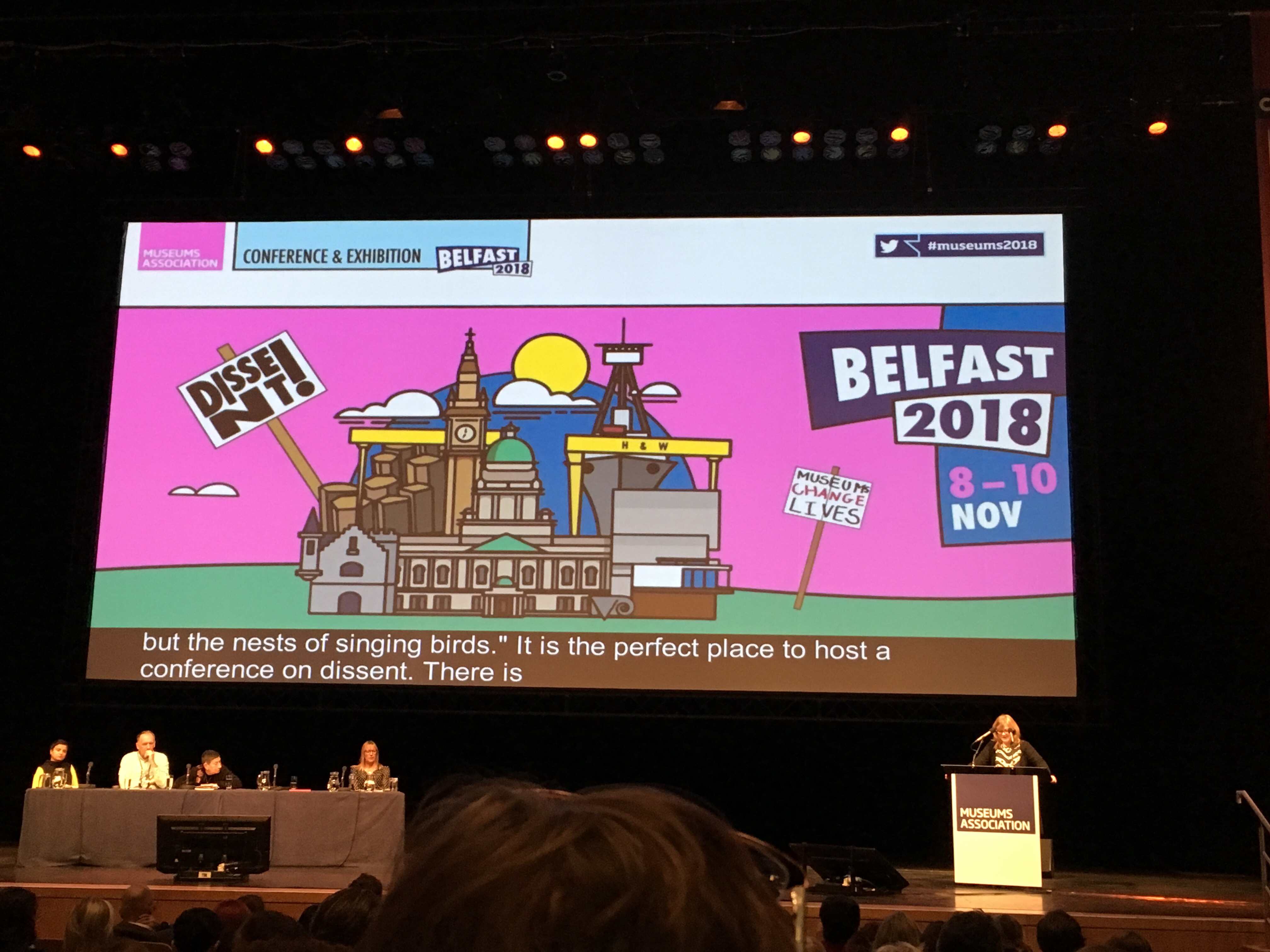 Welcome to the conference in hall